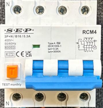 Sep aardlekautomaat RCM4 beschikbaar voor biedingen