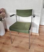 Eetkamerstoel Thereca 1960-1970 groen, Huis en Inrichting, Stoelen, Ophalen, Gebruikt, Overige kleuren, Metaal