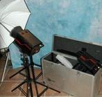 Een Multiblitz fotostudio én Falcon Eyes opnametafel voor de, Ophalen, Gebruikt