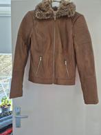 Nieuw Lederen jas, Bruin, Nieuw, Ophalen of Verzenden, Maat 36 (S)