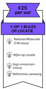 Bijles aan huis - Rekenen/Wiskunde