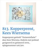 Kopperprent Kees Wiersma, Ophalen of Verzenden