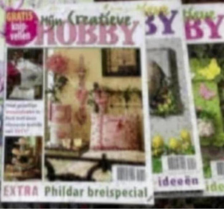 Mijn creatieve hobby (3 tijdschriften) hobbytijdschrift, Boeken, Tijdschriften en Kranten, Zo goed als nieuw, Ophalen of Verzenden