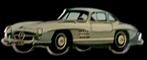 Mercedes-Benz 300SL Gullwing pin- grijs, Verzenden, Nieuw, Transport, Speldje of Pin