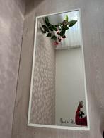 Witte rechthoekige spiegel 70 x 160 cm, Huis en Inrichting, Woonaccessoires | Spiegels, Gebruikt, Ophalen
