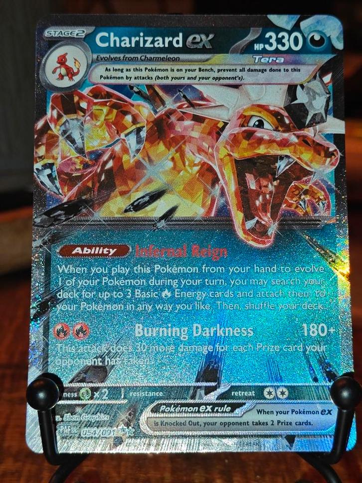 Charizard ex, Hobby en Vrije tijd, Verzamelkaartspellen | Pokémon, Zo goed als nieuw, Ophalen of Verzenden