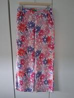 Benetton lange zomerbroek met bloemenprint mt.L, Kleding | Dames, Ophalen, Benetton, Maat 42/44 (L), Zo goed als nieuw