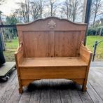 Houten klepbank met opbergruimte, Ophalen, Gebruikt