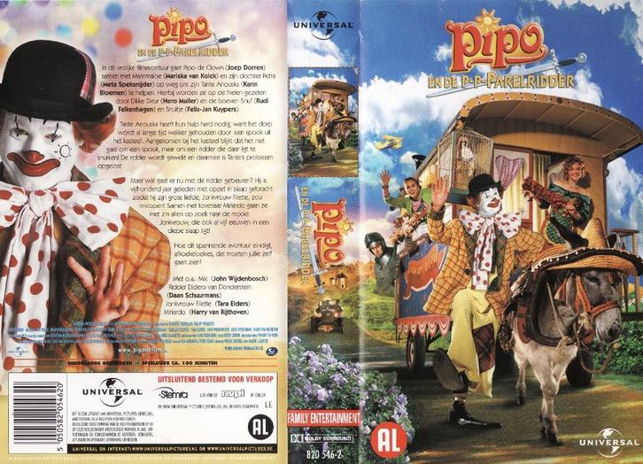 Videobanden: Pipo en de p-p-parelridder en Blue crush, Cd's en Dvd's, VHS | Kinderen en Jeugd, Zo goed als nieuw, Alle leeftijden