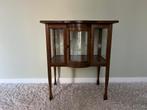 Vintage theekastje met geslepen glas, Antiek en Kunst, Antiek | Meubels | Kasten, Ophalen