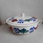 Boerenbont terrine schaal met deksel 22,5 cm - gaaf -, Huis en Inrichting, Ophalen of Verzenden, Aardewerk, Boerenbont, Schaal of Schalen