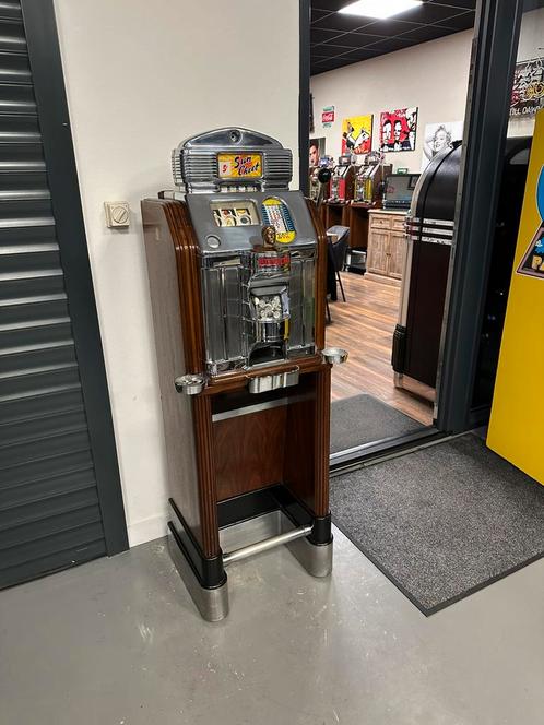 Eenarmige bandiet Jennings Sun Chief in hoge console, Verzamelen, Automaten | Gokkasten en Fruitautomaten, Zo goed als nieuw, Overige munten
