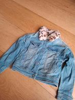 Mayoral Spijkerjas mt 122 Tijgerprint Kraag, Mayoral, Meisje, Ophalen of Verzenden, Zo goed als nieuw