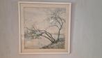 Aquarel Edwin Brandt 1980, Antiek en Kunst, Kunst | Etsen en Gravures, Ophalen of Verzenden