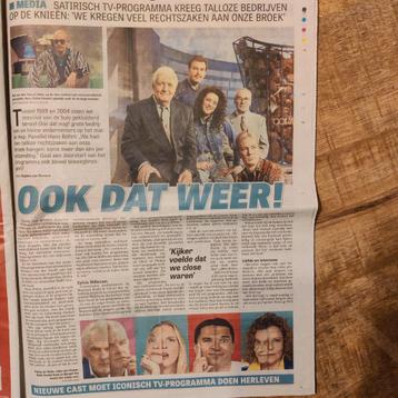Tv Programma Ook dat nog ! krantenartikel  beschikbaar voor biedingen
