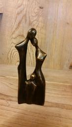 bronzen beeld / Familie met 1 , 2 EN 3 KINDEREN, Ophalen of Verzenden