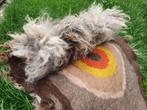 schapenvacht met kunst wolkleed met kleur meditatie, Huis en Inrichting, Woonaccessoires | Plaids en Woondekens, Ophalen of Verzenden