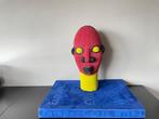 Felgekleurd Afrikaans Beeld Kralen Hoofd Afrikaanse Artisans, Antiek en Kunst, Kunst | Niet-Westerse kunst, Ophalen of Verzenden