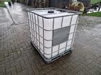 IBC vat container 1000 L | 1 maal gebruikt ZGAN | Geseald, Tuin en Terras, Regentonnen, Met kraantje, Kunststof, 150 liter of meer
