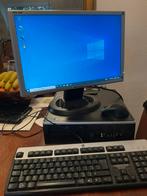 Complete HP PC set, inclusief monitor, toetsenbord en muis, Computers en Software, Desktop Pc's, Ophalen, Gebruikt