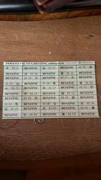 Benzine bonnen, Verzamelen, Ophalen of Verzenden