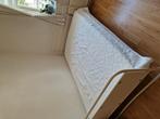 Vintage ijzeren bed, Gebruikt, Wit, Ophalen of Verzenden, Twijfelaar