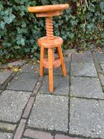 Vintage Beukenhouten Werkplaatskruk Draaikruk Pianokruk, Huis en Inrichting, Ophalen of Verzenden, Zo goed als nieuw, Hout