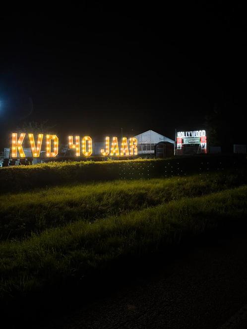 Lichtletters 40 JAAR te koop!, Tuin en Terras, Buitenverlichting, Zo goed als nieuw, Overige typen, Hout, Minder dan 50 watt, Netvoeding