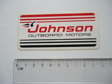 sticker oud Johnson origineel outboard motor buitenboord - beschikbaar voor biedingen