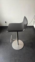 La Palma barkruk 2 st donker bruin leer, Huis en Inrichting, Barkrukken, Ophalen of Verzenden, Leer, 60 tot 90 cm