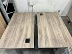 Voortman Meubel dubbel bureau, Ophalen, In hoogte verstelbaar, Gebruikt, Bureau