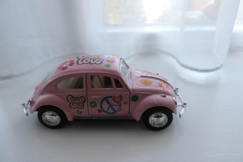 Roze of ecru VW kever (onderop staat 1/32), nieuw, Verzamelen, Speelgoed, Nieuw, Ophalen of Verzenden