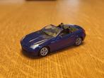 Welly Mercedes SLK 350 BLAUW, Ophalen of Verzenden, Zo goed als nieuw