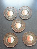 Feyenoord epoxy onderzetters 5 stuks 13 cm doorsnee, Sport en Fitness, Voetbal, Ophalen of Verzenden, Nieuw
