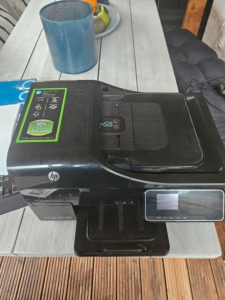 HP Officejet Pro 8500A All-in-One Printer, Computers en Software, Printers, Gebruikt, All-in-one, Inkjetprinter, Faxen, Kleur printen