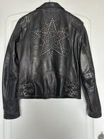 Milestone , leren jasje, bronze gloed en studs , 36/38, Bruin, Milestone, Ophalen of Verzenden, Zo goed als nieuw