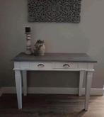 Landelijke sidetable, Huis en Inrichting, Ophalen, Gebruikt, 25 tot 50 cm, Rechthoekig