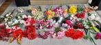 Partij grote doos vol met tweedehands kunst bloemen, Huis en Inrichting, Woonaccessoires | Kunstplanten en Kunstbloemen, Ophalen of Verzenden