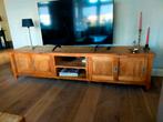Teakhouten TV meubel 200x50x50cm, Huis en Inrichting, Kasten | Televisiemeubels, Ophalen, Gebruikt, Teakhout