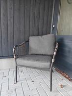 Grijze tuinstoel met kussens, Ophalen, Kunststof