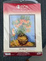 Borduurpakket Van Gogh Bloemen - Nieuw, Ophalen of Verzenden, Nieuw, Handborduren, Borduurpakket