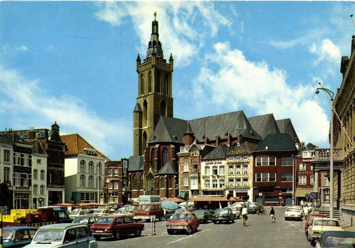 Roermond, Markt - 1979 gelopen, Verzamelen, Ansichtkaarten | Nederland, Gelopen, Limburg, Voor 1920, Ophalen of Verzenden