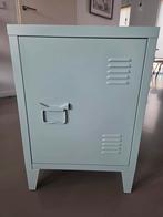 Locker nachtkastje mintgroen 30x40x57cm, Ophalen, Minder dan 45 cm, Metaal of Aluminium, Zo goed als nieuw