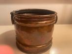Koperen Cache-Pot Handgehamerd, Ophalen of Verzenden, Koper