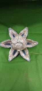 Vintage Brutalist Wall Lamp, Sun, Flower, , Ophalen of Verzenden