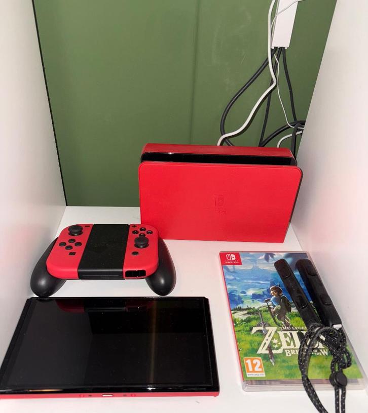 Nintendo switch, Spelcomputers en Games, Spelcomputers | Nintendo Switch, Zo goed als nieuw, Switch Original, Met 2 controllers