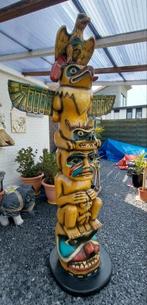 Totempaal,220cm,Indiaan totem,Cowboy,mancave,beeld, Ophalen, Zo goed als nieuw, Kunststof, Overige typen