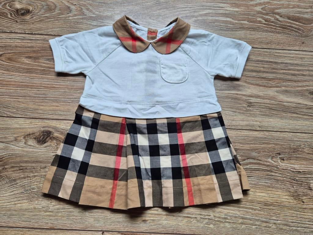 Burberry jurkje maatje 74, Kinderen en Baby's, Meisje, Jurkje of Rokje, Ophalen of Verzenden, Zo goed als nieuw