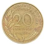 Frankrijk 20 Centimes 1963, Postzegels en Munten, Munten | Europa | Niet-Euromunten, Frankrijk, Losse munt, Verzenden