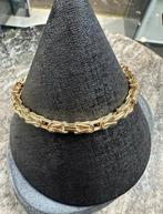 Prachtige 14k gouden koningsarmband, Sieraden, Tassen en Uiterlijk, Armbanden, Ophalen of Verzenden, Zo goed als nieuw, Goud
